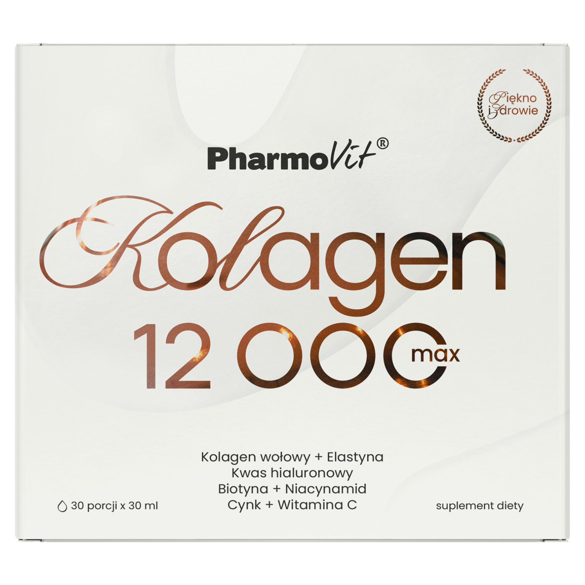 Pharmovit Kolagen 12 000 max, ampułki, 30 sztuk x 30 ml zdjęcie