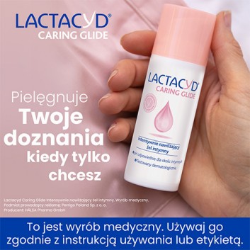 Lactacyd Caring Glide Intensywnie nawilżający żel intymny, 50 ml