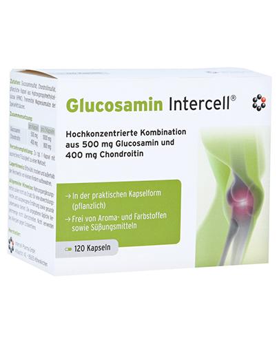 Mitopharma Glucosamin Intercell - 120 kaps. - cena, opinie, właściwości zdjęcie