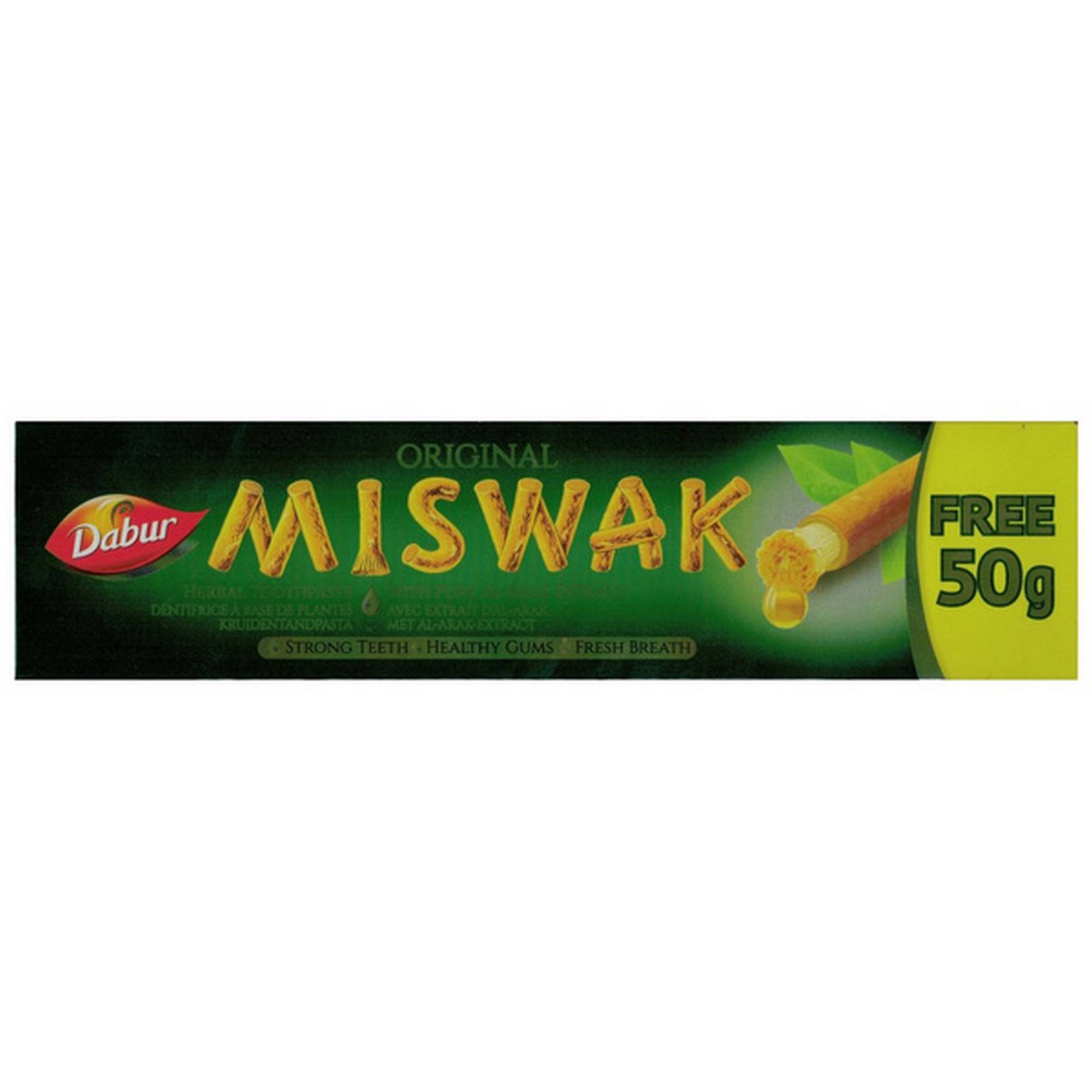 Dabur, ziołowa pasta do zębów z wyciągiem z miswak, 170 g zdjęcie