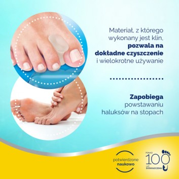 Scholl GelActiv klin międzypalcowy duży 1 sztuka