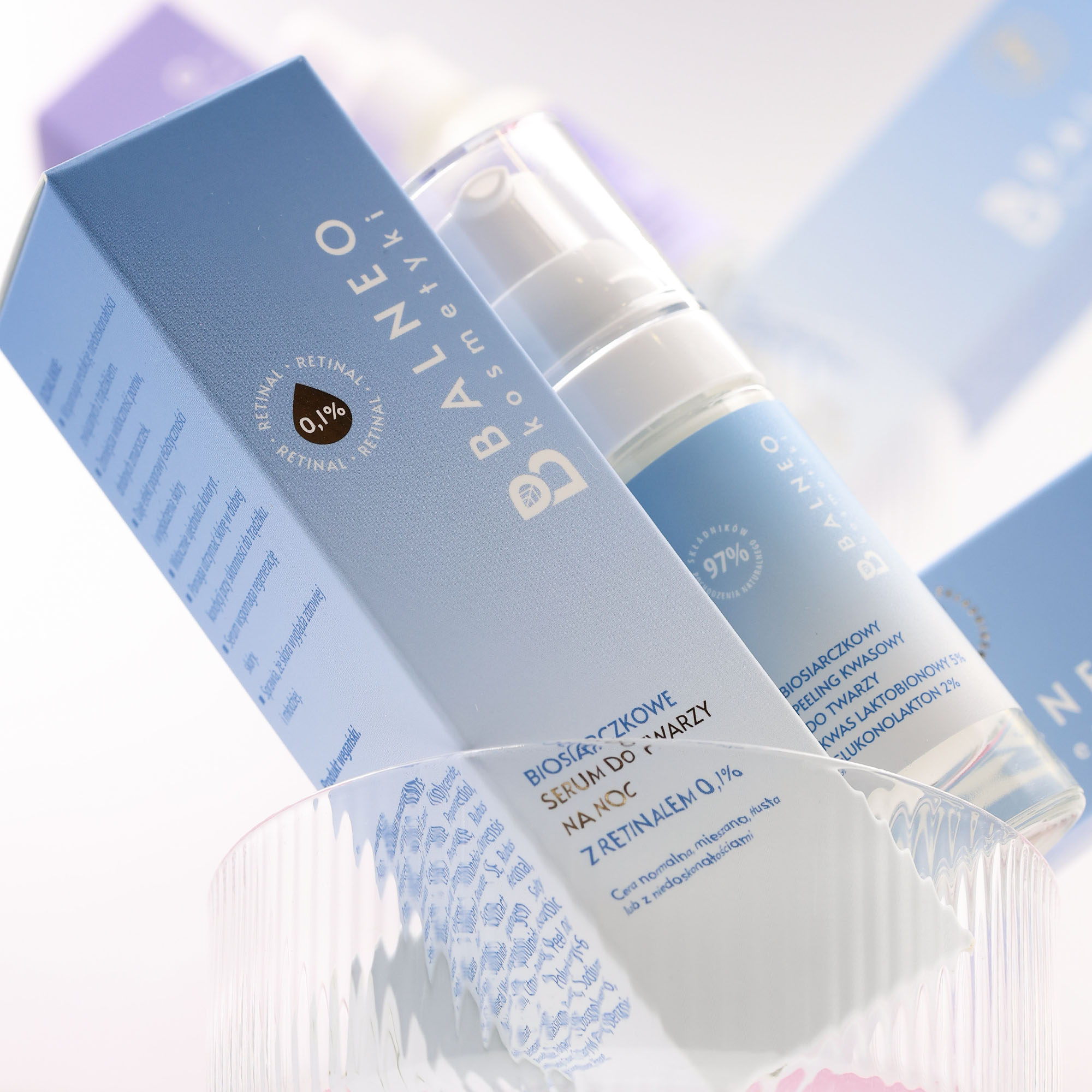 Balneokosmetyki Biosiarczkowe serum do twarzy na noc z retinalem 0,1%, 30 ml