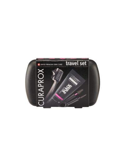 CURAPROX Zestaw podróżny Black is White, 1 sztuka zdjęcie