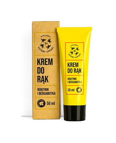 Mydlarnia Cztery Szpaki, Krem do rąk Rokitnik i Bergamotka, 50 ml zdjęcie