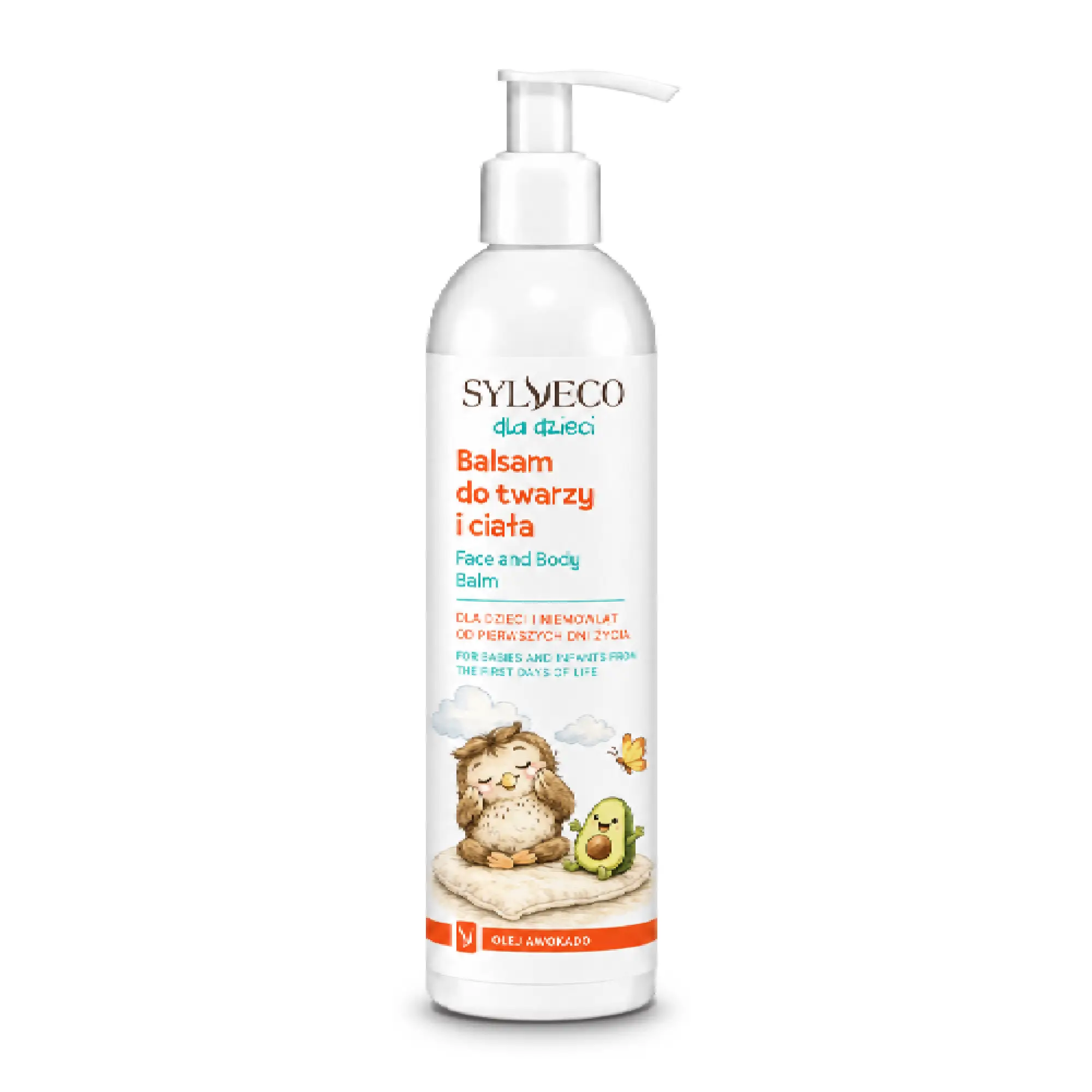 Sylveco dla dzieci Balsam do twarzy i ciała Olej Awokado, 300 ml zdjęcie