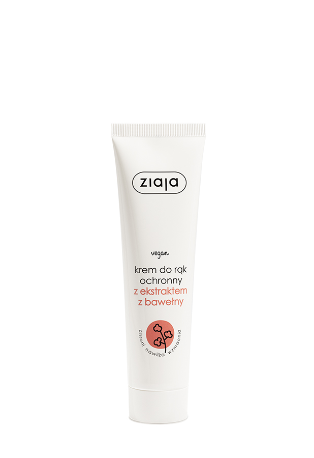 ZIAJA Krem do rąk ochronny z ekstraktem z bawełny - 100 ml zdjęcie