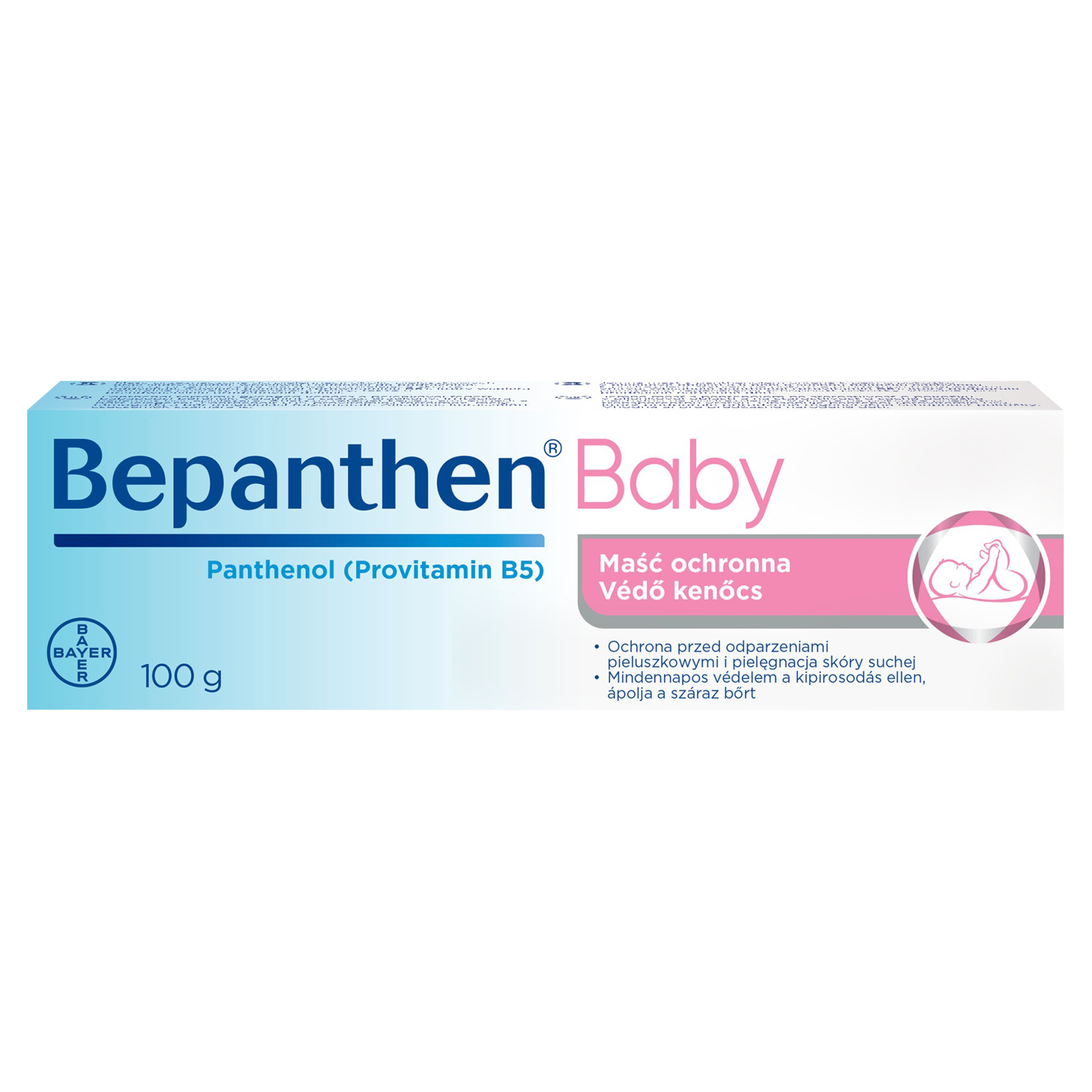 Bepanthen Baby maść ochronna przeciw odparzeniom pieluszkowym 100 g zdjęcie