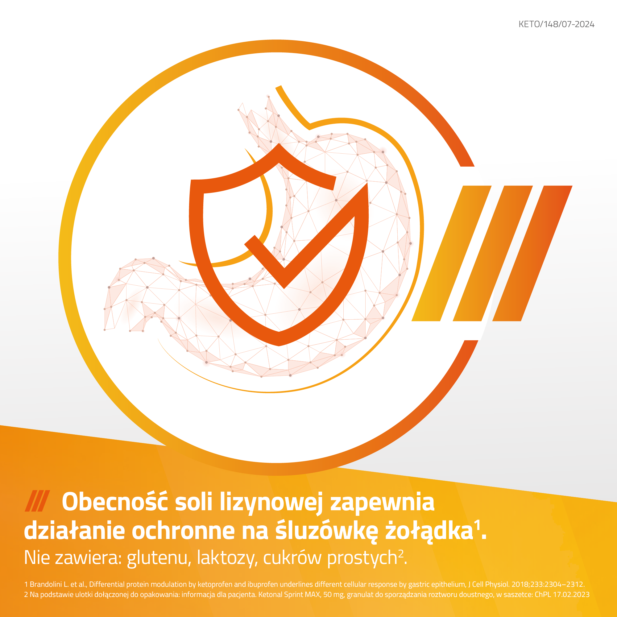 Ketonal Sprint Max 50 mg granulat do sporządzania roztworu doustnego 12 saszetek