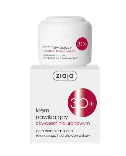 Ziaja Krem nawilżający z kwasem hialuronowym 30+ 50 ml zdjęcie