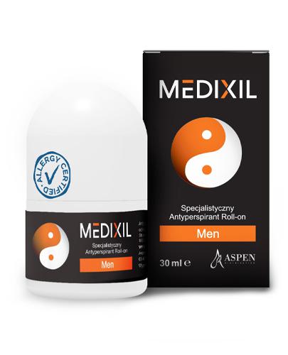 Medixil Men Antyperspirant Roll-on, 30 ml cena, opinie, właściwości zdjęcie