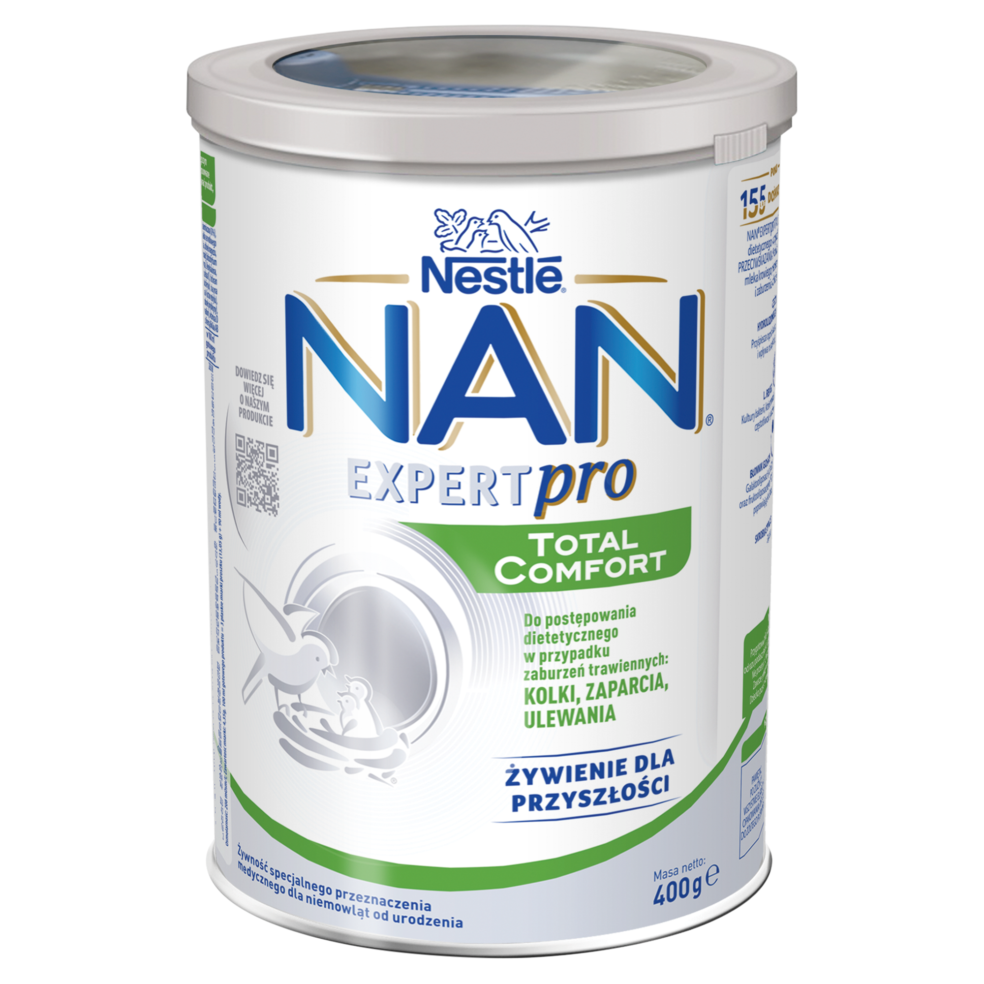 NESTLE NAN EXPERT Total Comfort dla niemowląt z tendencją do zaparć od urodzenia 400 g zdjęcie