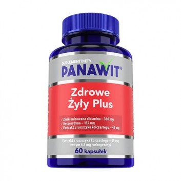 Panawit Zdrowe Żyły Plus, 60 kapsułek
