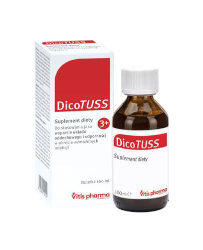 Dicotuss 3+ płyn, 100 ml cena, opinie, wskazania zdjęcie