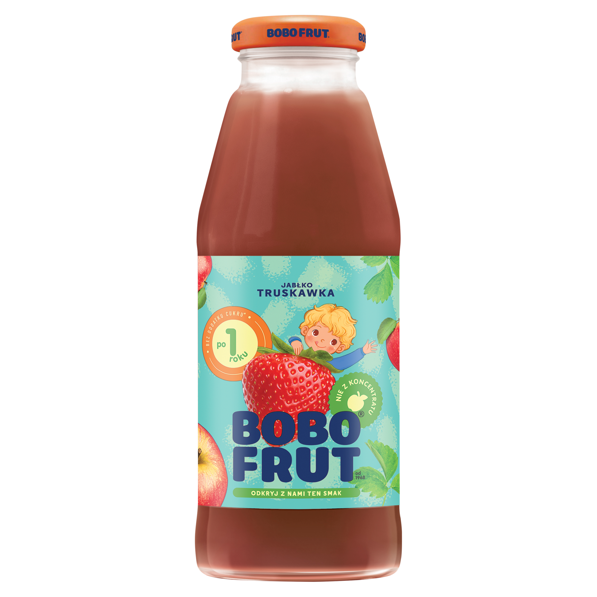Bobo Frut Nektar jabłko truskawka po 12 miesiącu, 300 ml zdjęcie