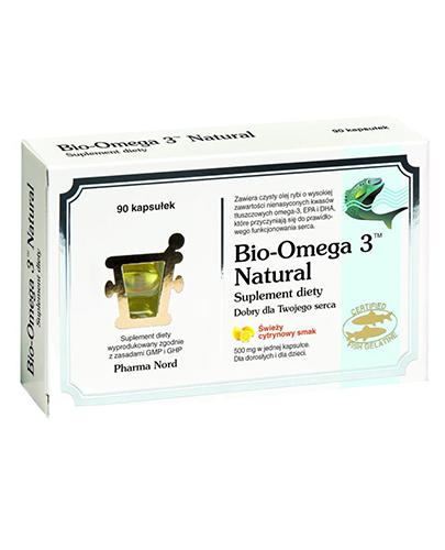 Bio - Omega 3 Natural, 90 kaps. cena, opinie, składniki zdjęcie