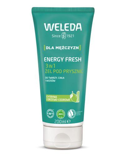 WELEDA Energy Fresh 3 in 1 żel pod prysznic dla mężczyzn, 200 ml zdjęcie