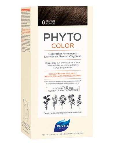 PHYTO COLOR Farba do włosów - 6 CIEMNY BLOND zdjęcie