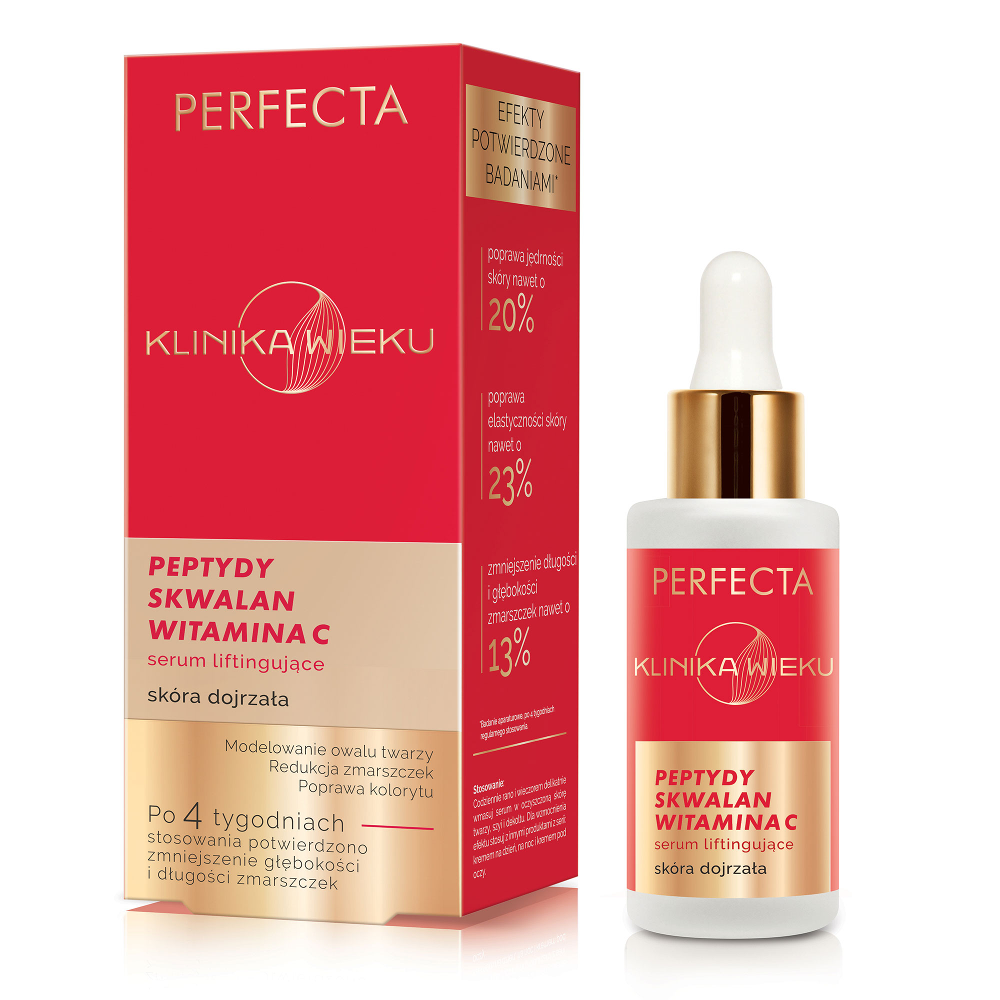 Perfecta Klinika Wieku, Serum liftingujące do twarzy, 30 ml zdjęcie
