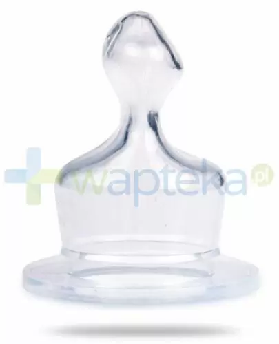 Canpol Babies smoczek silikonowy anatomiczny 1 wolny 2 sztuki [18/125] zdjęcie