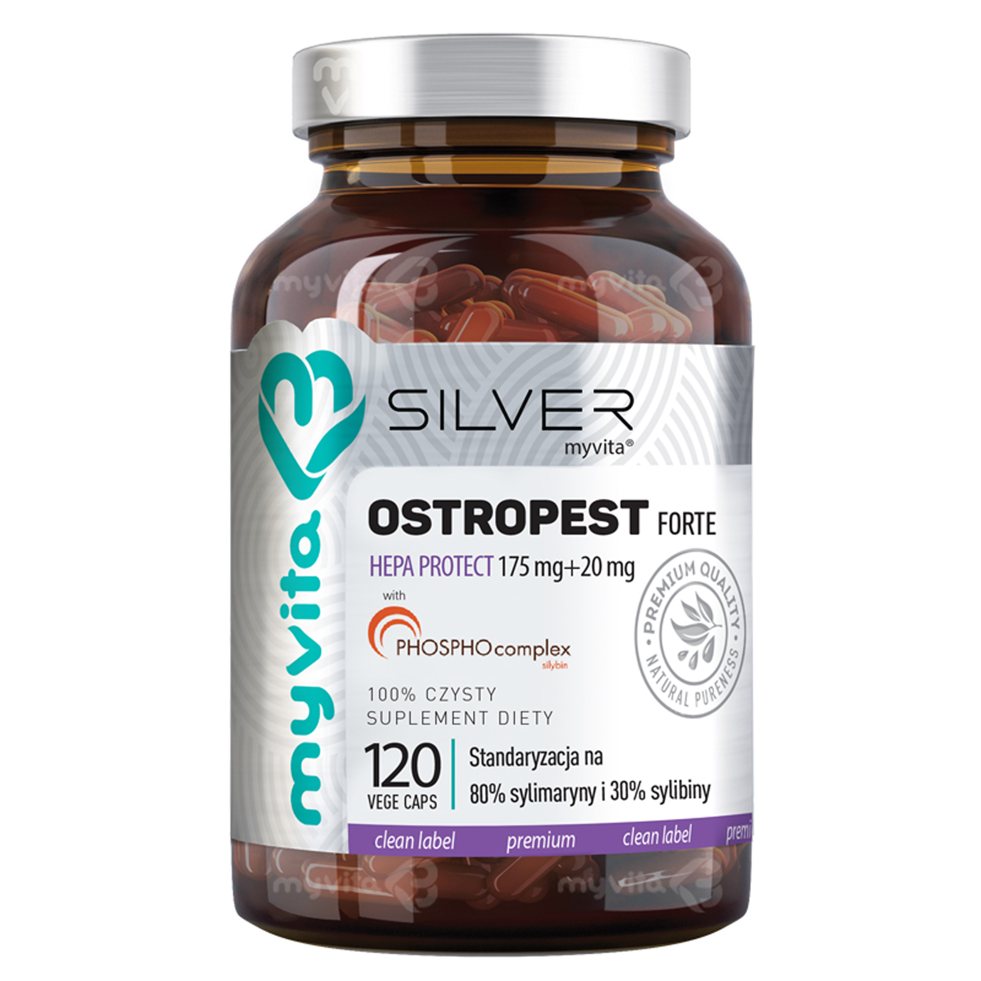 MyVita Silver Ostropest Forte 120 kapsułek zdjęcie