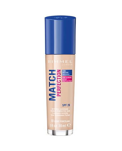 Rimmel Match Perfection Podkład dopasowujący się do cery 010 Light porcelain, 30 ml  zdjęcie