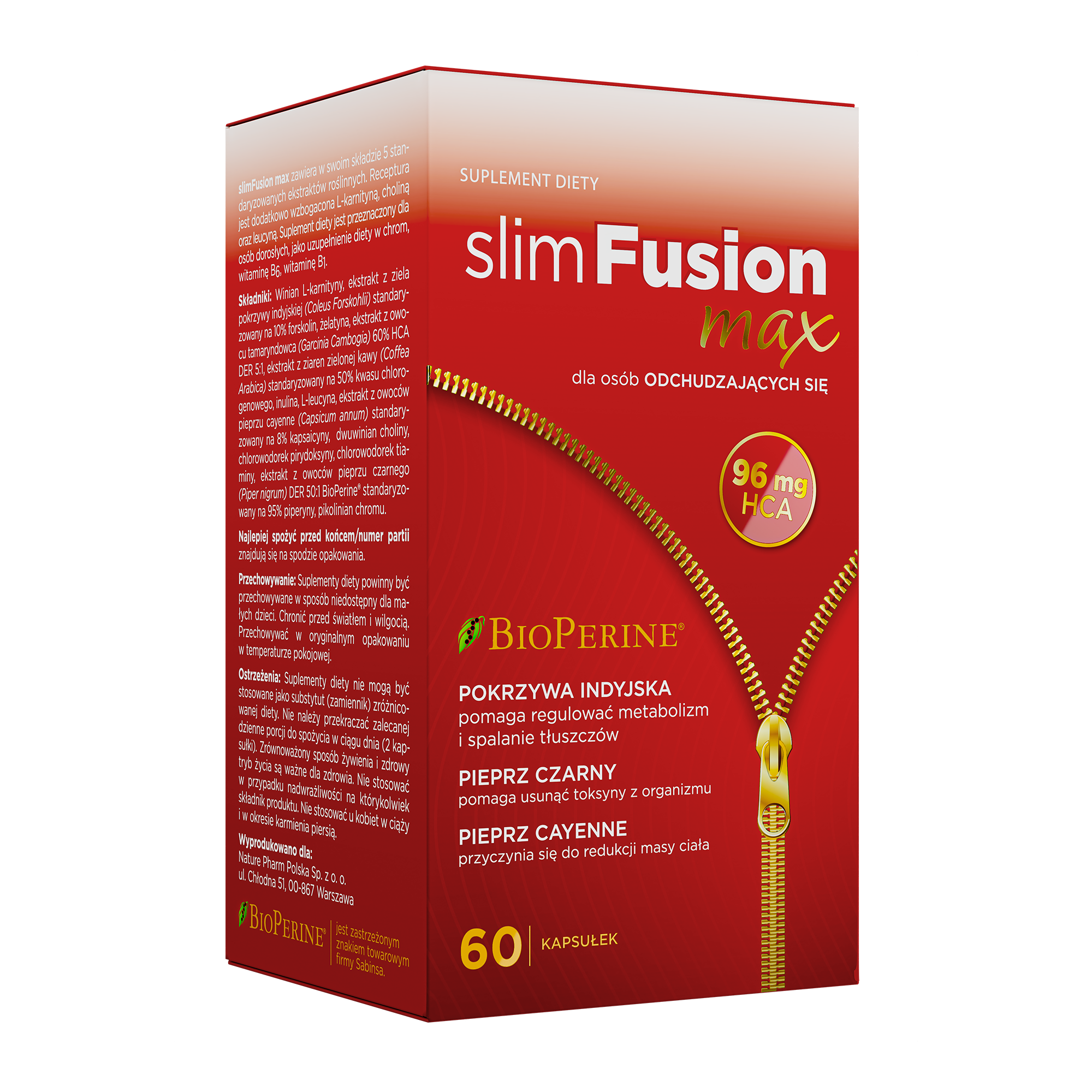 slimFusion max, kapsułki, 60 sztuk