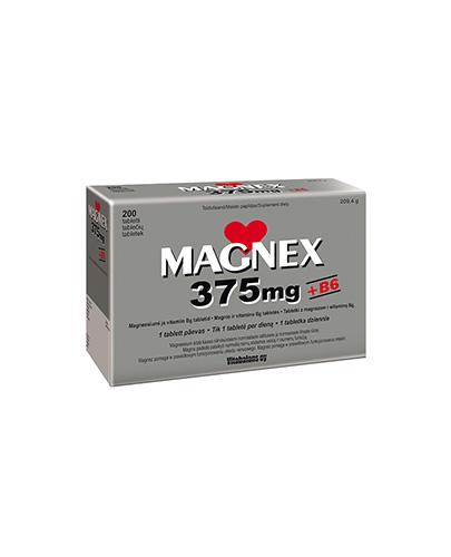 Magnex 375 mg + B6 - 200 tabl. - cena, opinie, stosowanie zdjęcie