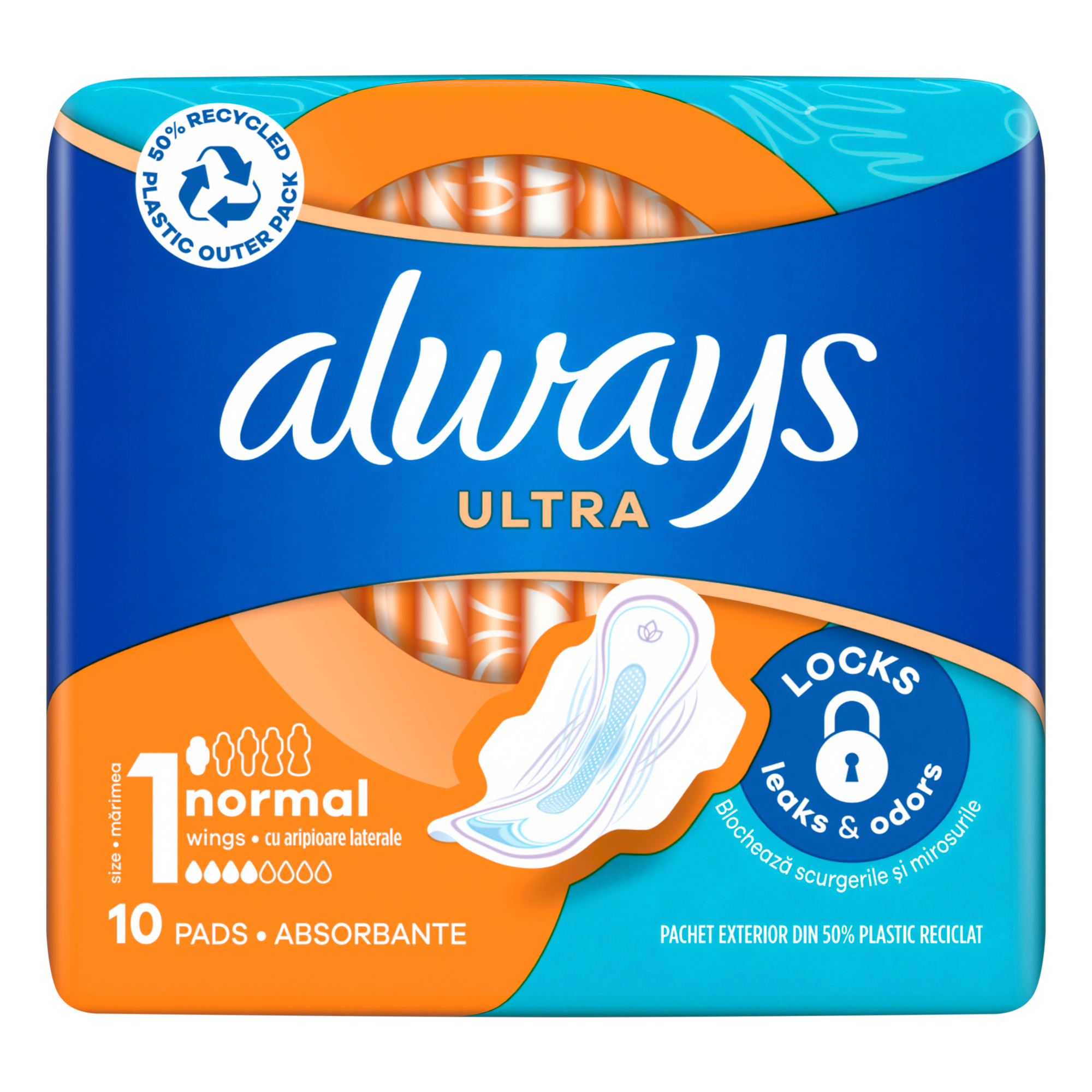 Always Ultra Normal 1 Podpaski ze skrzydełkami, 10 sztuk zdjęcie
