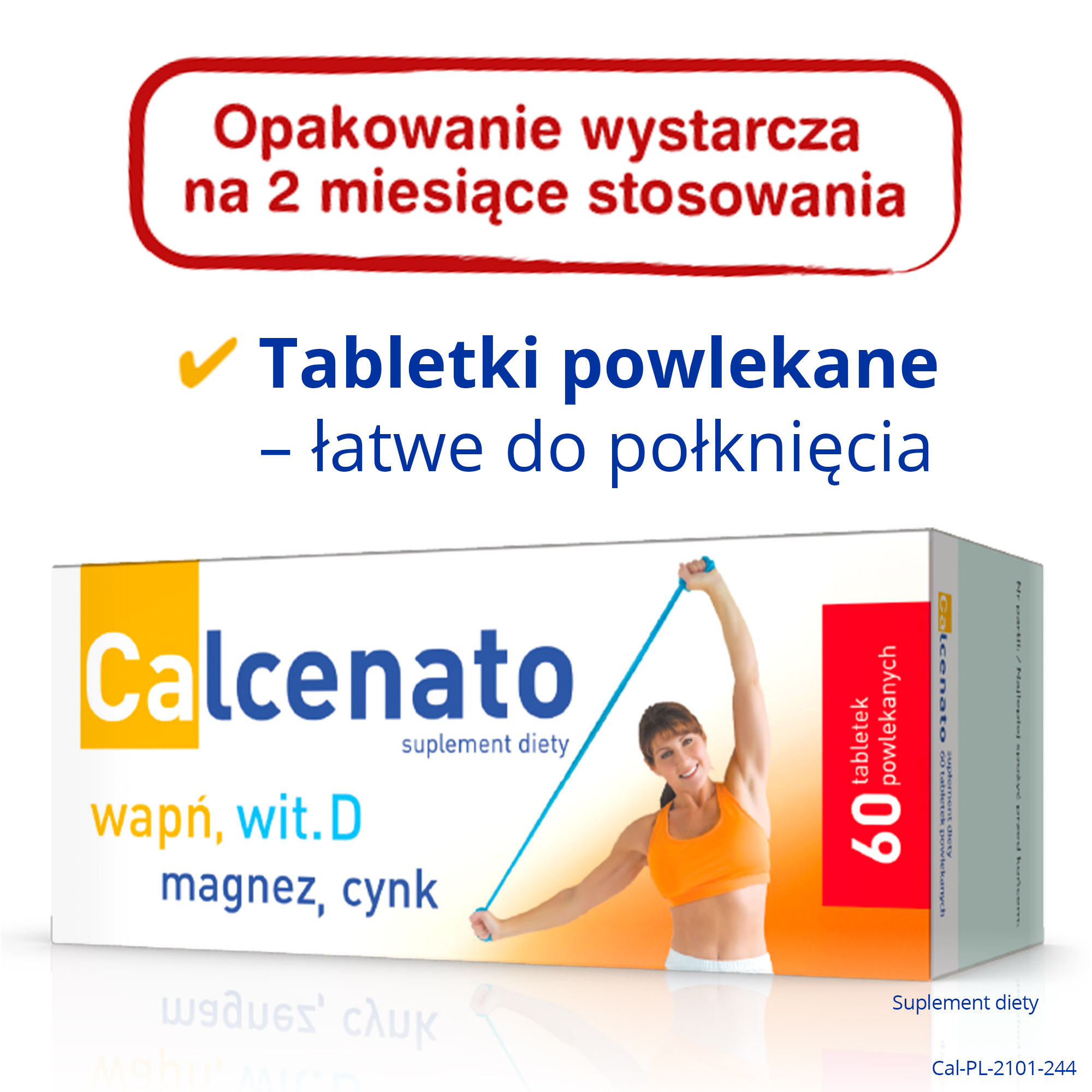 Calcenato, tabletki, 60 sztuk
