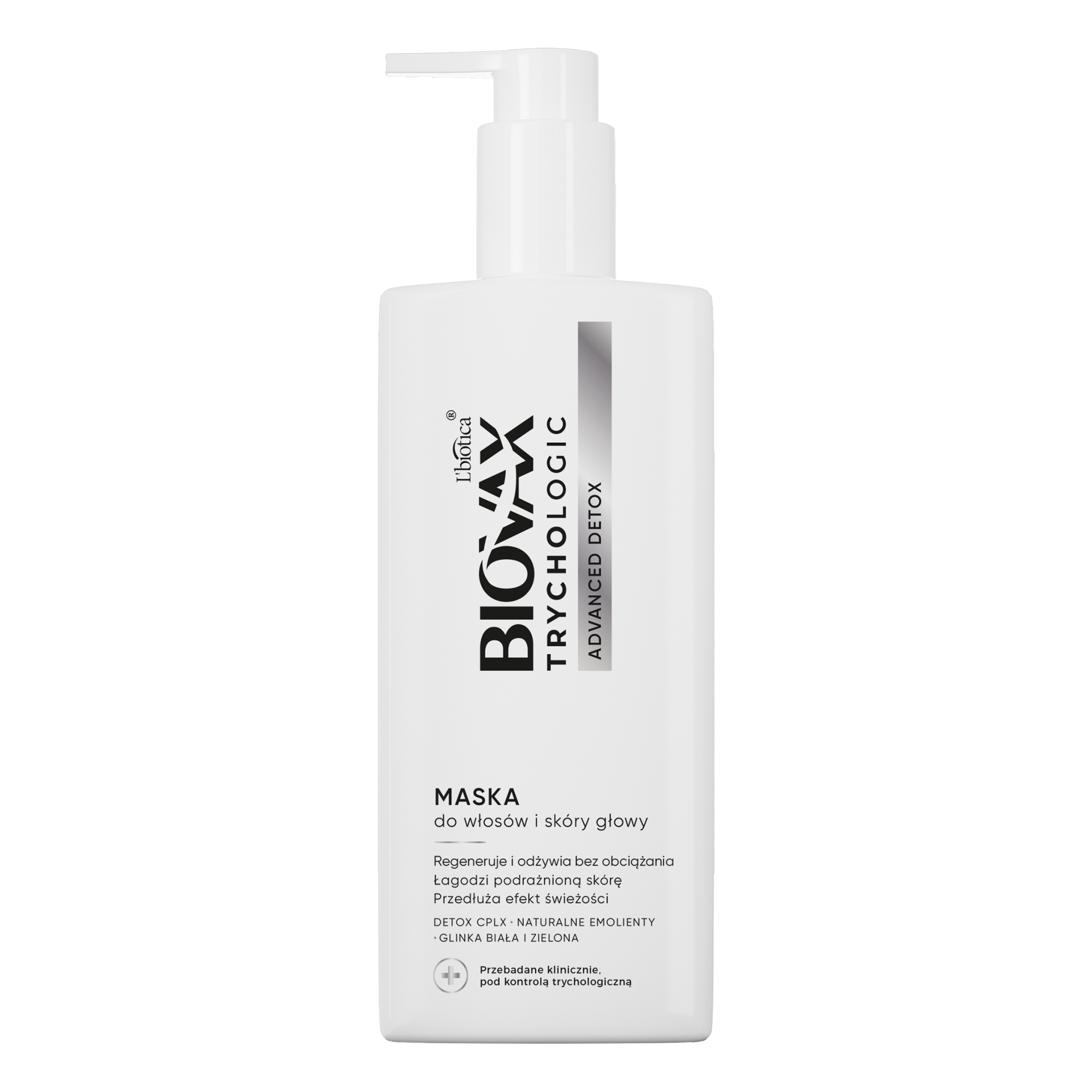 Biovax Trychologic Advanced Detox maska do włosów i skóry głowy 200 ml zdjęcie