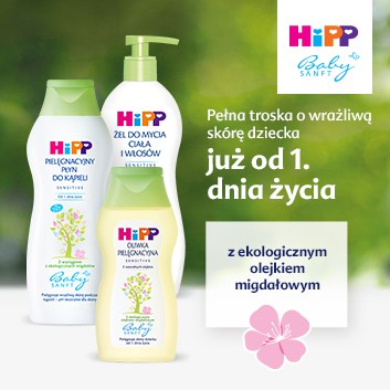Hipp Babysanft Sensitive żel do mycia do ciała i włosów 400 ml