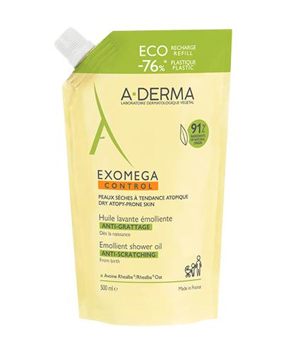 A-Derma Exomega Control Olejek emolient pod prysznic EKO uzupełnienie, 500 ml zdjęcie