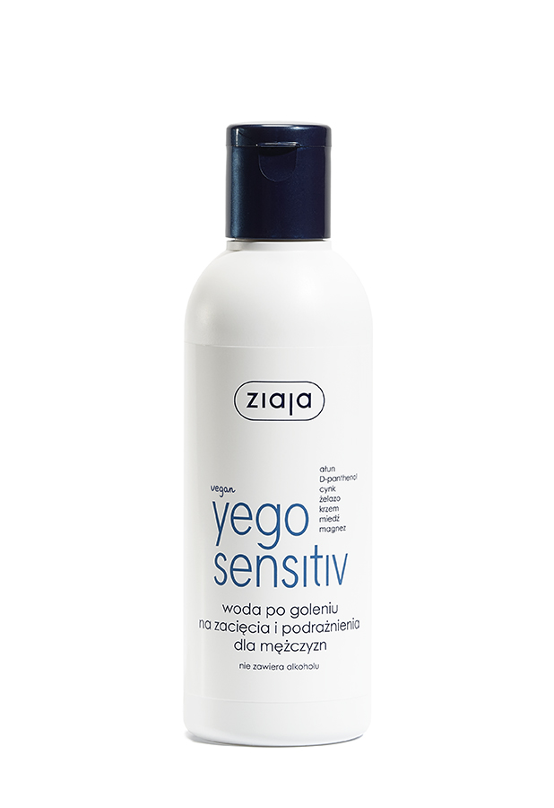 Ziaja Yego Sensitiv woda po goleniu na zacięcia i podrażnienia dla mężczyzn 200 ml zdjęcie