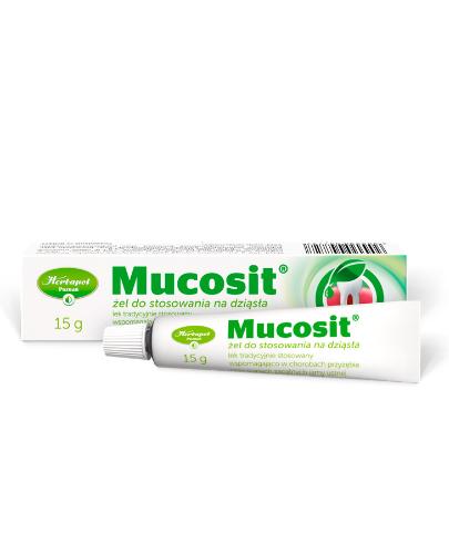 MUCOSIT Żel do stosowania na dziąsła - 15 g zdjęcie