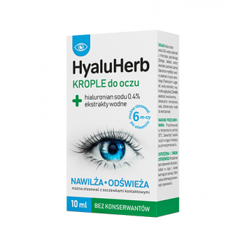 HyaluHerb Krople do oczu, 10 ml