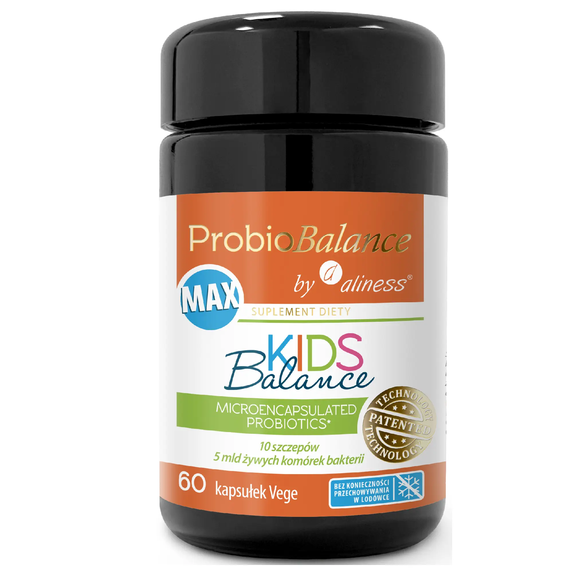 ProbioBalance, Kids Balance Max 5 mld., kapsułki vege, 60 sztuk  zdjęcie