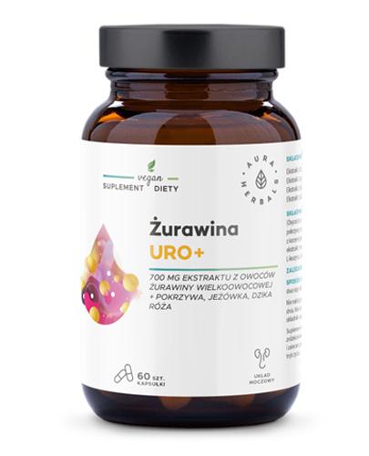 Aura Herbals Żurawina Uro+ 60 kapsułek zdjęcie
