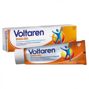 Voltaren Emulgel 1% żel przeciwbólowy i przeciwzapalny 50 g