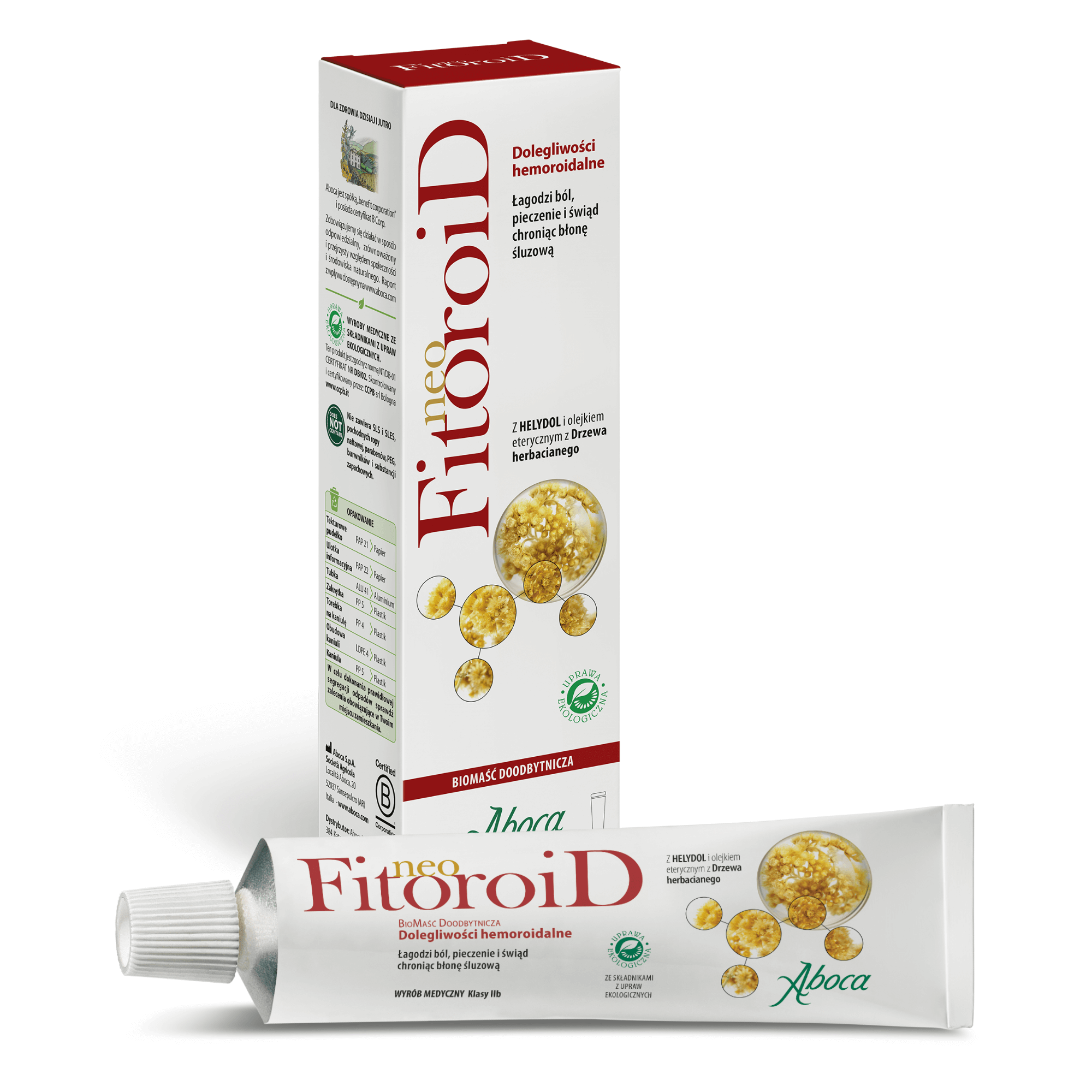 Aboca NeoFitoroiD maść doodbytnicza na hemoroidy 40 ml zdjęcie