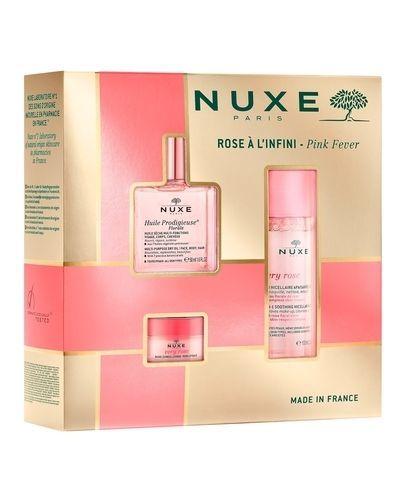 Nuxe Zestaw świąteczny 2024 Huile Prodigieuse Florale Suchy olejek wielofunkcyjny 50 ml + Woda micelarna 100 ml + Balsam do ust 15 g zdjęcie