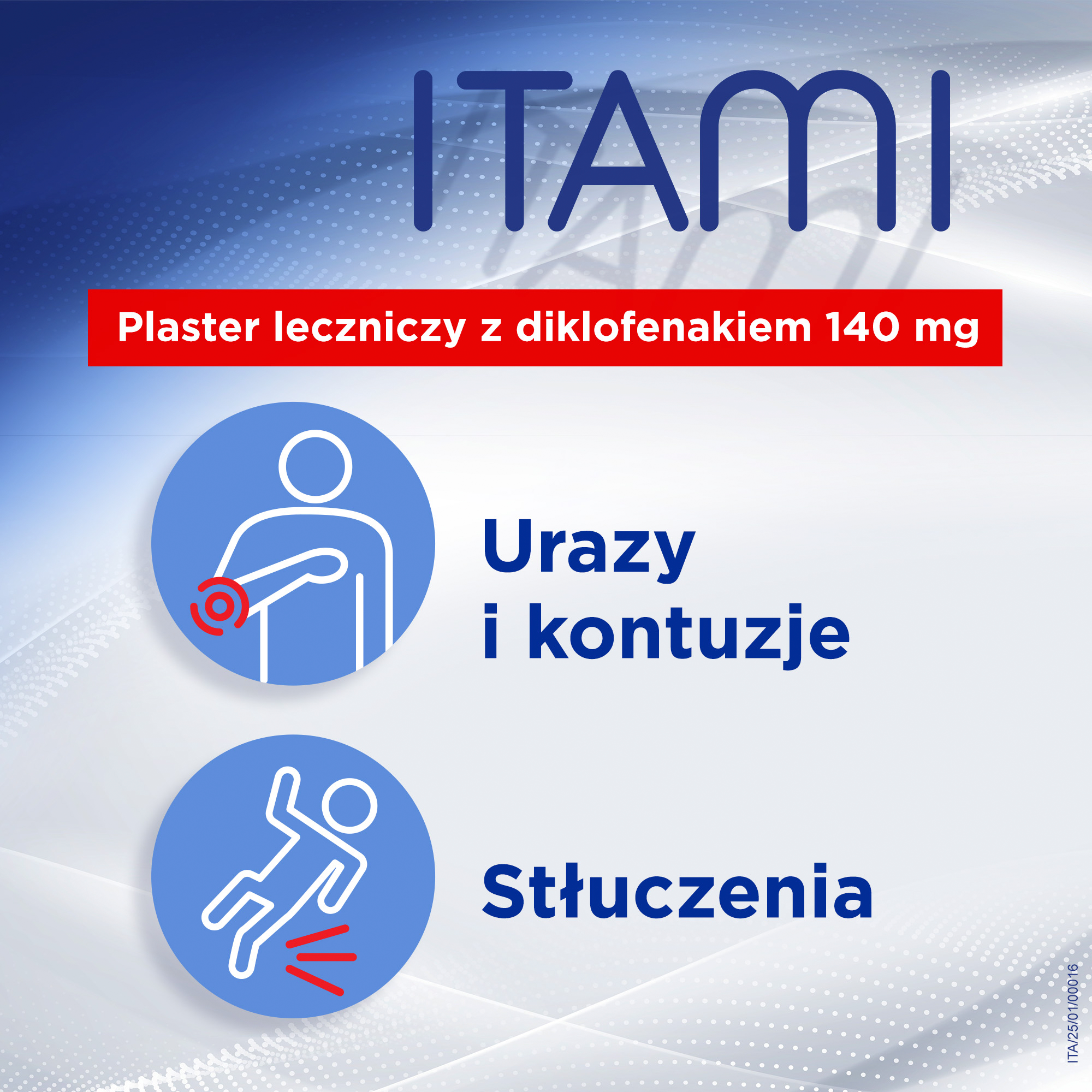 Itami plaster leczniczy 140 mg 10 sztuk