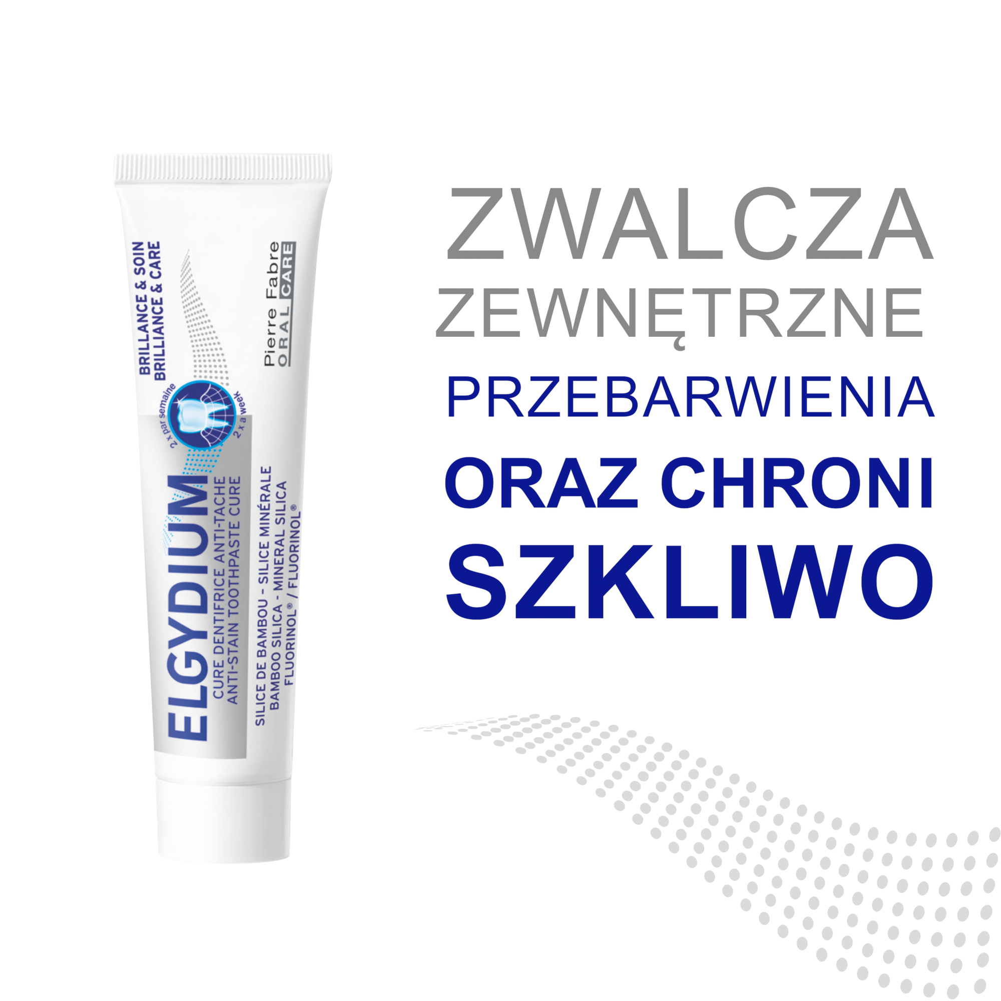 Elgydium Brillance & Care pasta do zębów przeciw przebarwieniom 30 ml