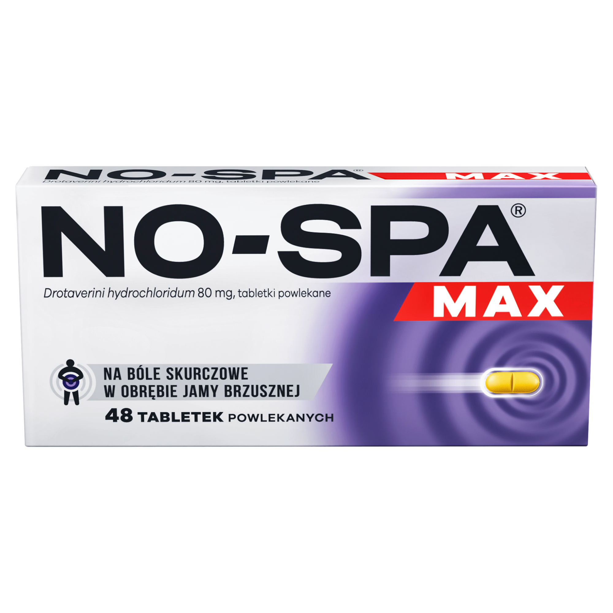 No-Spa Max 80 mg 48 tabletek powlekanych zdjęcie