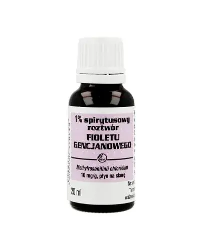 Spirytusowy Roztwór Fioletu Gencjanowego 1% 20 ml zdjęcie