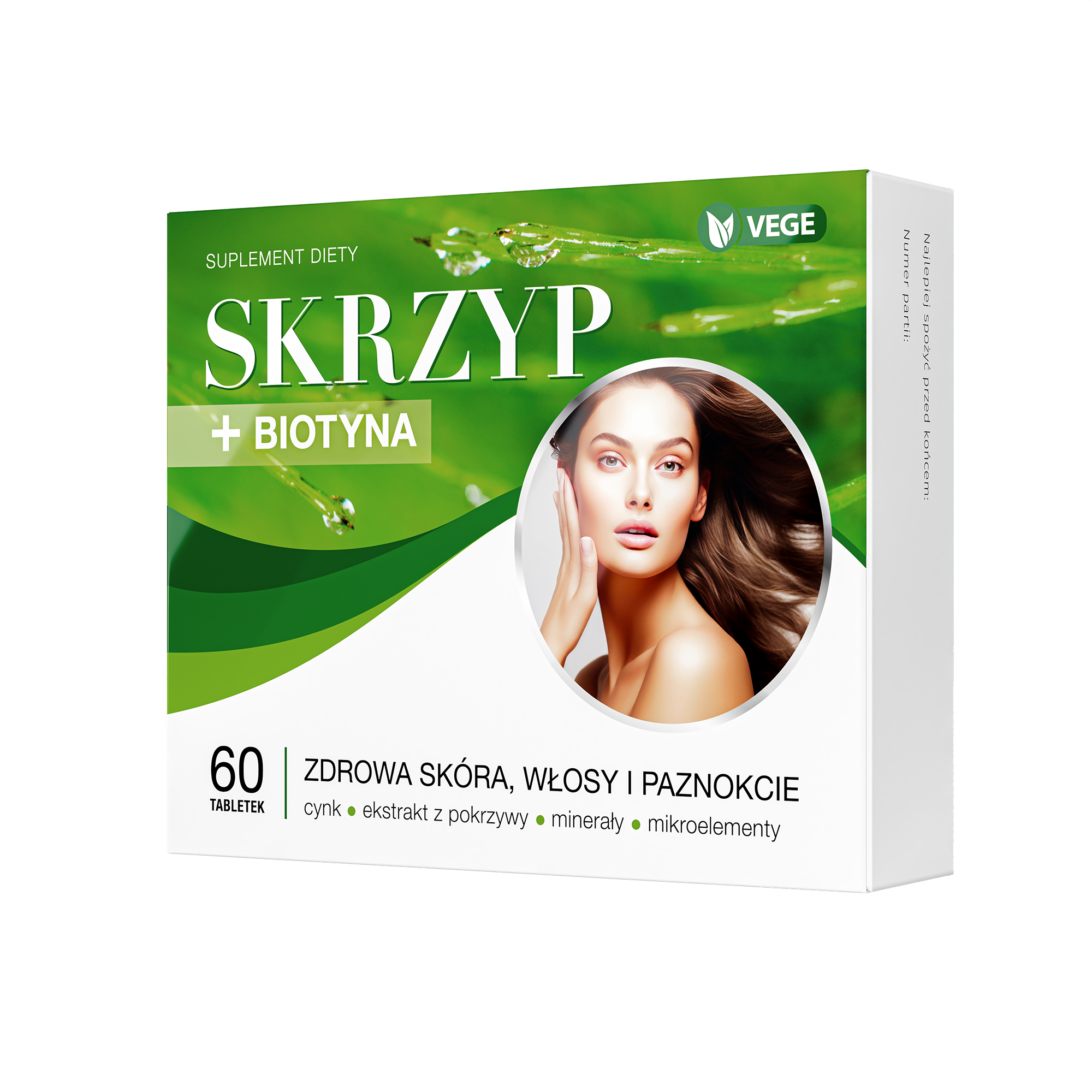 Skrzyp + Biotyna, 60 tabletek