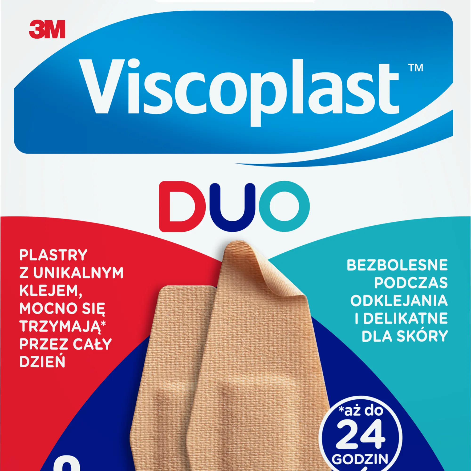Viscoplast Duo zestaw plastrów 2 rozmiary kopertka 8 sztuk zdjęcie