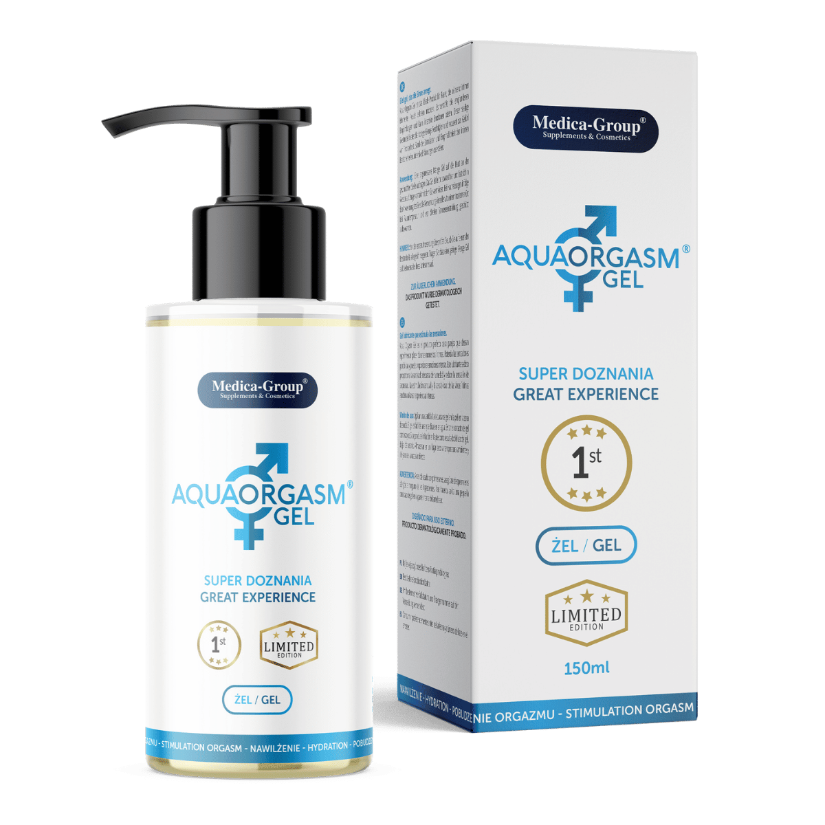 Medica-Group Aqua Orgasm Gel żel poślizgowy pobudzający doznania 150 ml zdjęcie