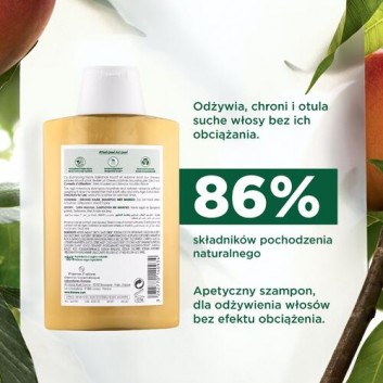 Klorane Odżywienie - Włosy suche szampon z mango - 200 ml - cena, opinie, stosowanie