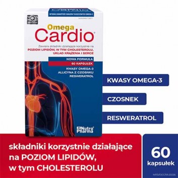 NutroPharma Omega Cardio 60 kapsułek 