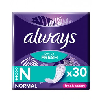 Always Dailies Fresh Scent Fresh&Protect Normal Wkładki higieniczne, 30 sztuk